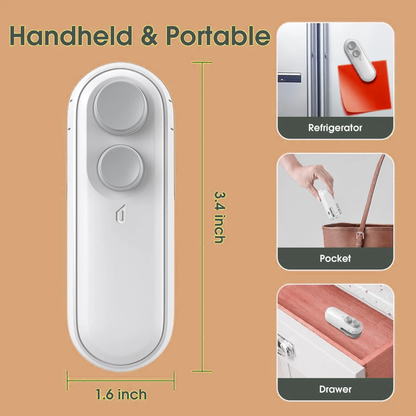Bag Sealer and Cutter - 2 in-1 Heat Seal with Cutter - NeoStoreX